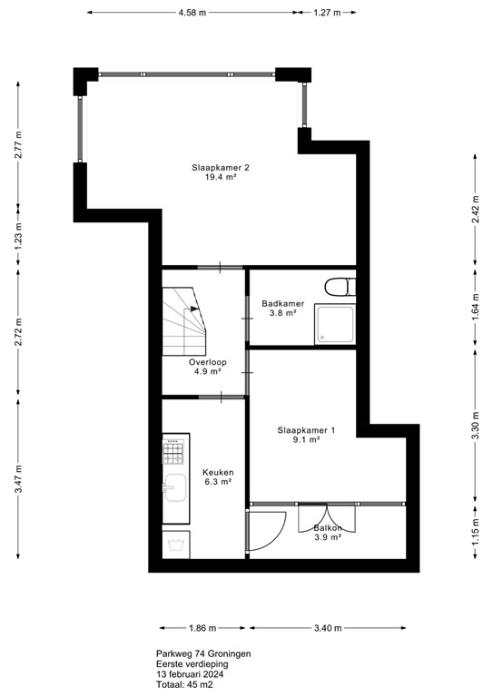 mediumsize floorplan